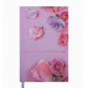 Щоденник недатований SPOLETO, A6, 288стр. рожевий