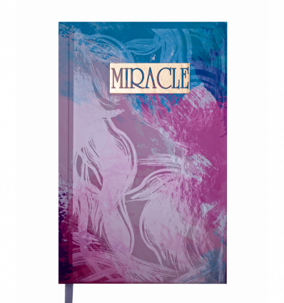 Щоденник недатований MIRACLE, A6, 288 стор., фіолетовий