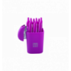 Стакан пластиковый для канц. принадлежностей, RUBBER TOUCH , фиолетовый ( BM.6352-07 )