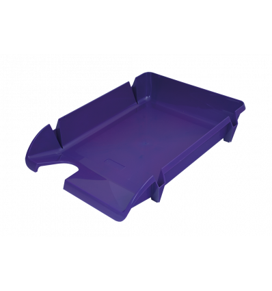 Лоток пластиковый горизонтальный КОМПАКТ, фиолетовый