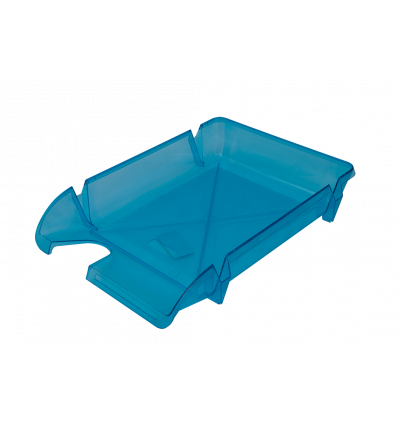 Лоток пластиковый горизонтальный КОМПАКТ, голубой
