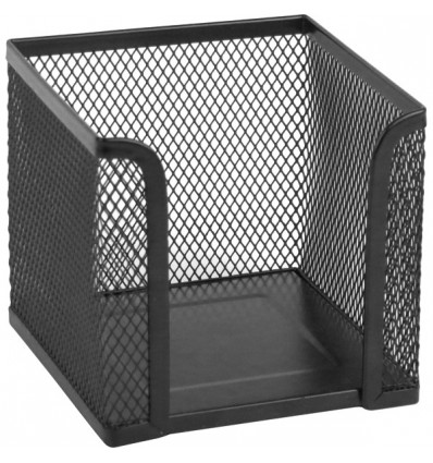 Куб для бумаги Axent 2112-01-A, 100х100х100 мм, металлическая сетка, черный