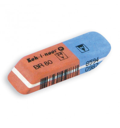 Гумка комбінована BlueStar, 6521/80 (полібег 2 шт) ( 6521/80/2/P )