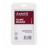 Бейдж Axent 4530-21-A вертикальний, PP, білий, 54х84 мм ( 4530-21-a )