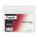 Бейдж Axent 4528-A горизонтальний, замок zip lock, прозорий, 88х54 мм ( 4528-A )