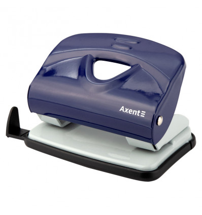 Дырокол Axent Exakt-2 3920-02-A металлический, 20 листов, синий ( 3920-02-A )