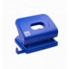 Діркопробивач пластиковий, до 16 аркушів, 120x82x53мм, синій