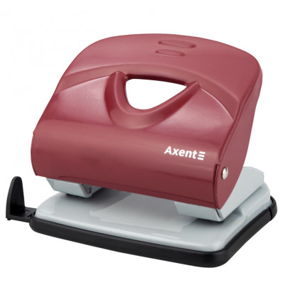 Дырокол Axent Exakt-2 3930-06-A металлический, 30 листов, красный