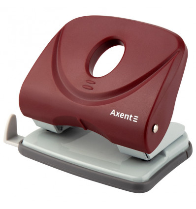 Дырокол Axent Welle-2 3830-06-A с пластиковым верхом, 30 листов, черный ( 3830-06-a )
