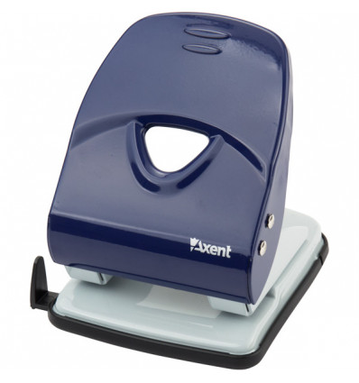 Діркопробивач Axent Exact-2 3940-02-A, металевий корпус, 40 аркушів, синій ( 3940-02-a )