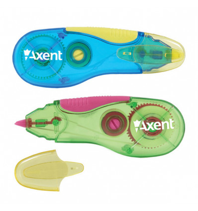 Стрічка коригуюча Axent 7006-02-A, 5 мм х 5 м, зелено-рожева ( 7006-02-A )