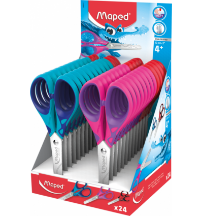 Ножниці дитячі ESSENTIALS SOFT 130мм, асорті ( MP.464412 )