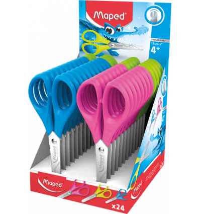 Ножницы детские ESSENTIALS 130мм, ассорти ( MP.464212 )