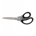 Ножиці Axent Duoton Soft 6101-01-A, 16.5 см, прогумовані ручки, сіро-чорні