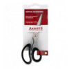 Ножницы Axent Duoton Soft 6101-01-A, 16.5 см, прорезиненные ручки, серо-черные