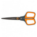 Ножницы Axent Titanium 6306-06-A, 19 см, с прорезиненными ручками, серо-оранжевые