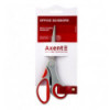 Ножницы Axent Duoton 6301-06-A, 18 см, прорезиненные ручки, серо-красные