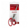 Ножиці Axent Duoton Soft 6102-06-A, 21 см, прогумовані ручки, сіро-червоні