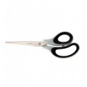 Ножницы Axent Duoton Soft 6102-01-A, 21 см, прорезиненные ручки, серо-черные