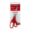 Ножницы Axent Welle 6202-06-A, 20 см, пластиковые ручки, красные