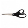 Ножиці Axent Welle 6202-01-A, 20 см, пластикові ручки, чорні
