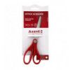 Ножиці Axent Welle 6201-06-A, 18 см, пластикові ручки, червоні