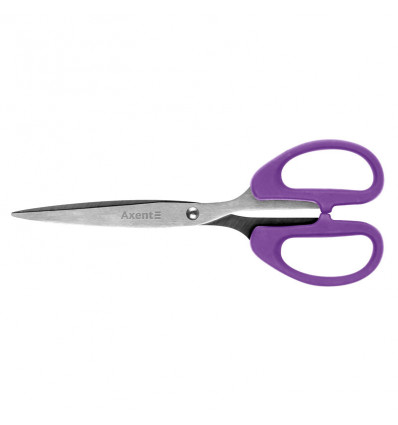 Ножиці Axent Ultra 6211-11-A, 19 см, пластикові ручки, фіолетові