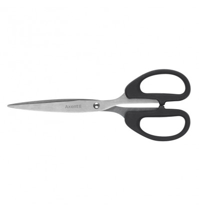 Ножницы Axent Ultra 6211-01-A, 19 см, пластиковые ручки, черные