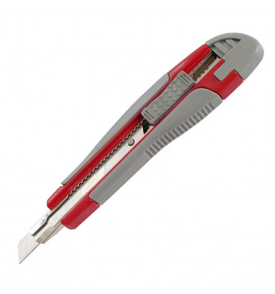 Нож канцелярский Axent 6701-A, с металлическими направляющими, резиновые вставки, лезвие 9 мм