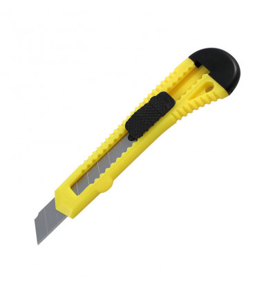 Нож канцелярский Delta D6522-02, лезвие 18 мм, желтый