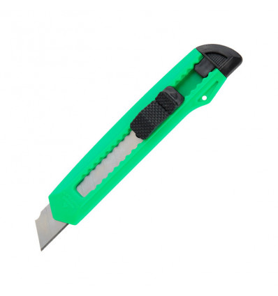 Нож канцелярский Delta D6526, лезвие 18 мм, зеленый