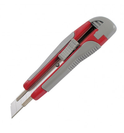 Нож канцелярский Axent 6702-A, с металлическими направляющими, резиновые вставки, лезвие 18 мм