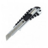 Нож канцелярский металлический Axent 6901-A, резиновые вставки, лезвие 18 мм