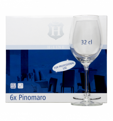 Келих H-Line для білого вина 320мл 6шт