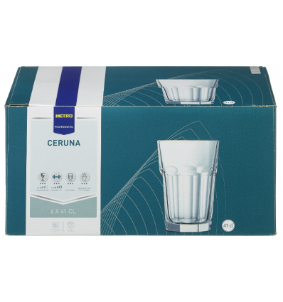 Набір склянок Metro Professional Ceruna 410мл 6шт
