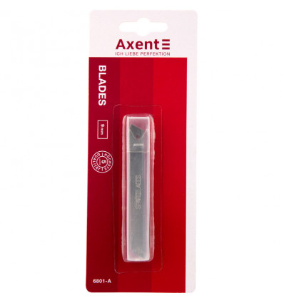 Леза для канцелярських ножів Axent 6801-A, 9 мм