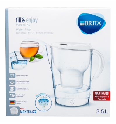 Фильтр-кувшин для воды Brita Marella XL белый 3,5л