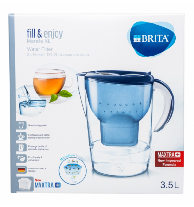 Фильтр-кувшин для воды Brita Marella XL синий 3,5л