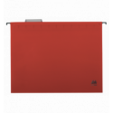 Підвісний файл А4, пластиковий, червоний