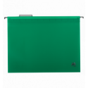Файл подвесной пластиковый, А4, зеленый