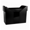 Картотека для подвесных файлов, пластик, черная