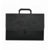 Портфель, JOBMAX, A4, пластик 700 мкм, черный