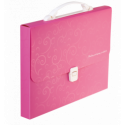 Портфель, BAROCCO, A4, пластик 700 мкм, розовый