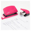 Степлер Axent Shell 4841-10-A PS пластик, №24/6, 20 листов, розовый ( 4841-10-A )
