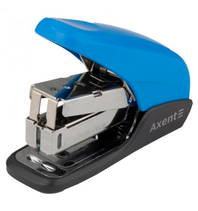 Степлер Axent Shell 4841-07-A, PS пластик, №24/6, 20 аркушів, блакитний ( 4841-07-a )