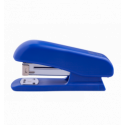 Степлер пластиковий, 20 арк., (скоби №24, 26), 105х31х55 мм, синій
