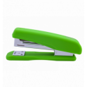 Степлер пластиковый, RUBBER TOUCH, 20 л., (скобы №24 26),122х50х32 мм, светло-зеленый
