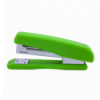 Степлер пластиковий, RUBBER TOUCH, 20 арк., (скоби №24 26), 122х50х32 мм, світло-зелений