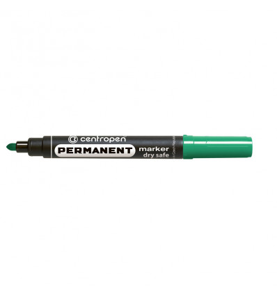 Маркер Permanent Dry Safe 8510 2,5 мм круглый зел.