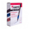 Маркер Axent Permanent 2541-02-A, 2 мм, круглий синій